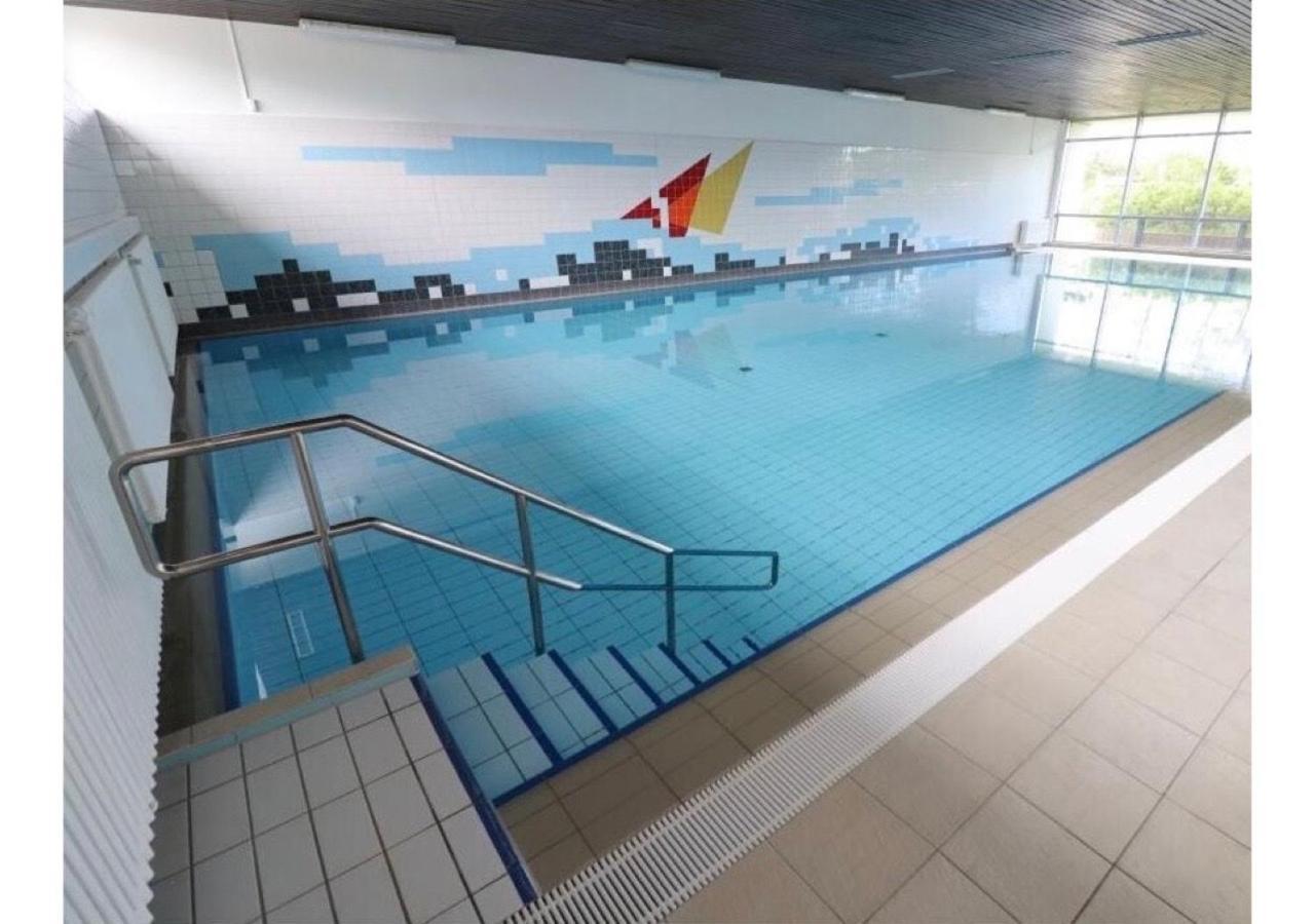 Schicke FeWo beste Lage 150m vom Strand, kostenlos WLAN großes Schwimmbad, Sauna Cuxhaven Exterior foto